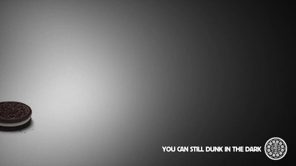 Oreo Black Out Ad